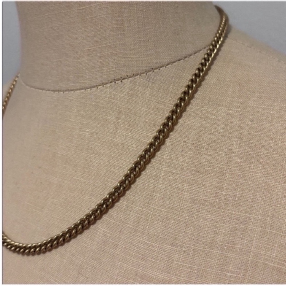 ✨SOLD✨ NWOT Kendra Scott Ace Necklace Kendra Scott Chain Necklace Vintage Gold - Picture 9 of 10